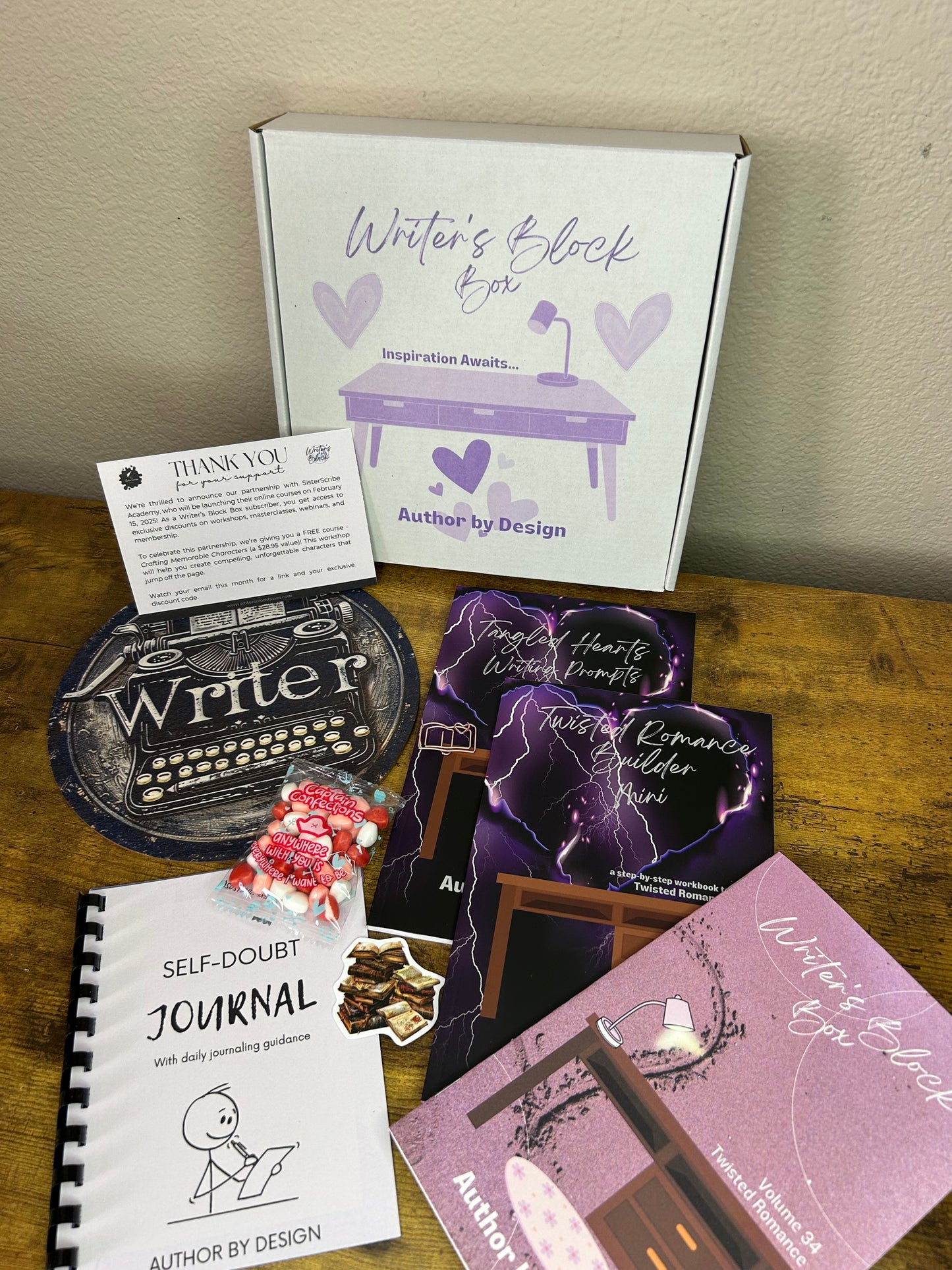 💘 February Writer’s Block Box – Twisted Romance Edition 💘